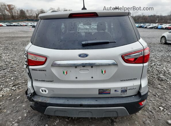MAJ6P1WL5JC195094 2018 FORD ECOSPORT Silver Widok z tyłu
