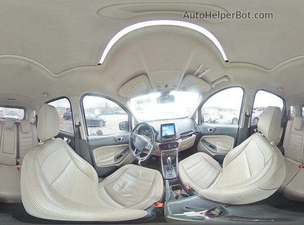 MAJ6P1WL5JC195094 2018 FORD ECOSPORT Silver Widok wnętrza 360 stopni