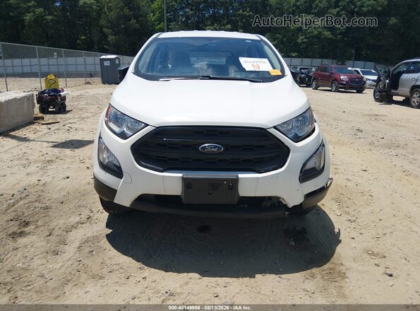 MAJ6S3FL5KC284157 2019 FORD ECOSPORT White Вид спереду