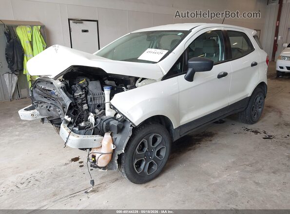 MAJ6S3FL6MC401585 2021 FORD ECOSPORT White Vista tres cuartos delantera izquierda