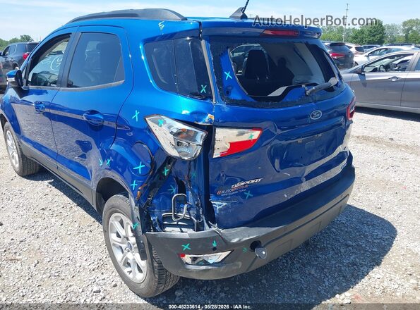 MAJ6S3GL0KC304670 2019 FORD ECOSPORT Blue Vista frontal