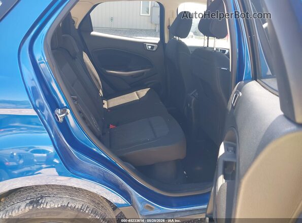 MAJ6S3GL0KC304670 2019 FORD ECOSPORT Blue Vista de la etiqueta del VIN