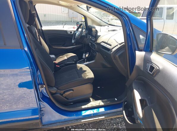 MAJ6S3GL0KC304670 2019 FORD ECOSPORT Blue Vista interior delantera