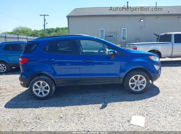 MAJ6S3GL0KC304670 2019 FORD ECOSPORT Blue Vista interior trasera