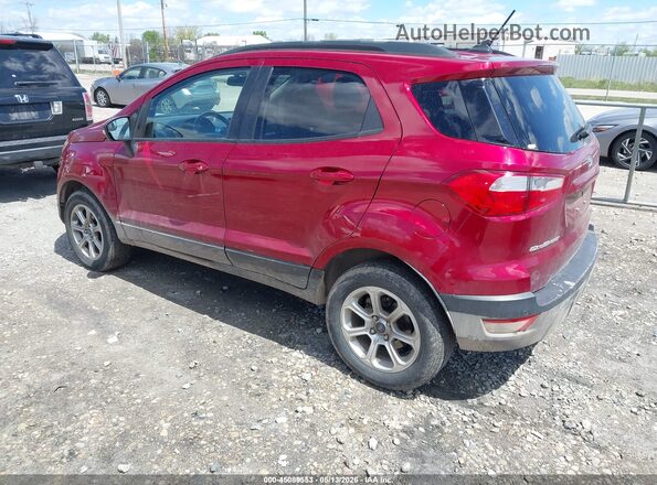 MAJ6S3GL0KC308587 2019 FORD ECOSPORT Red უკანა მარცხენა