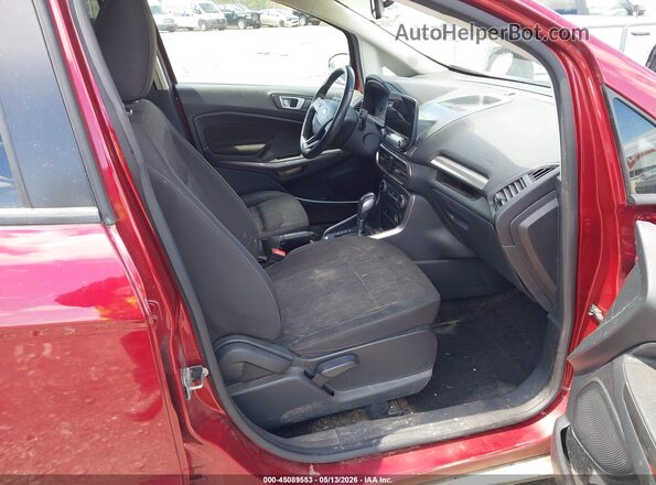 MAJ6S3GL0KC308587 2019 FORD ECOSPORT Red წინა სალონის ხედი
