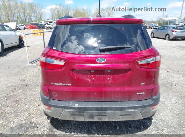 MAJ6S3GL0KC308587 2019 FORD ECOSPORT Red 