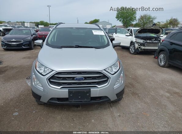 MAJ6S3GL0LC348718 2020 FORD ECOSPORT Silver Instrument cluster view
