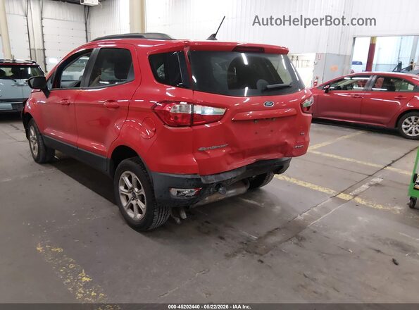 MAJ6S3GL0LC357614 2020 FORD ECOSPORT Red Tył lewy
