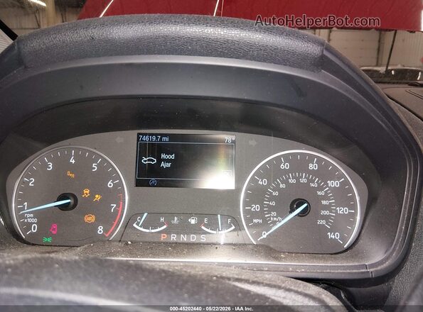 MAJ6S3GL0LC357614 2020 FORD ECOSPORT Red Widok tylnych siedzeń