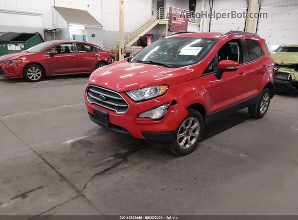 MAJ6S3GL0LC357614 2020 FORD ECOSPORT Red Przód lewy
