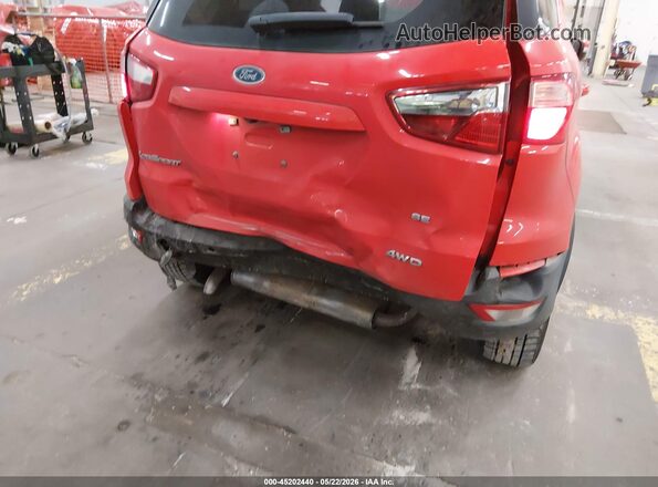 MAJ6S3GL0LC357614 2020 FORD ECOSPORT Red Widok z przodu