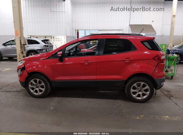 MAJ6S3GL0LC357614 2020 FORD ECOSPORT Red Widok wnętrza 360 stopni