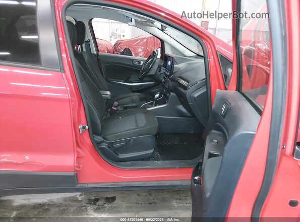MAJ6S3GL0LC357614 2020 FORD ECOSPORT Red Widok wnętrza z przodu