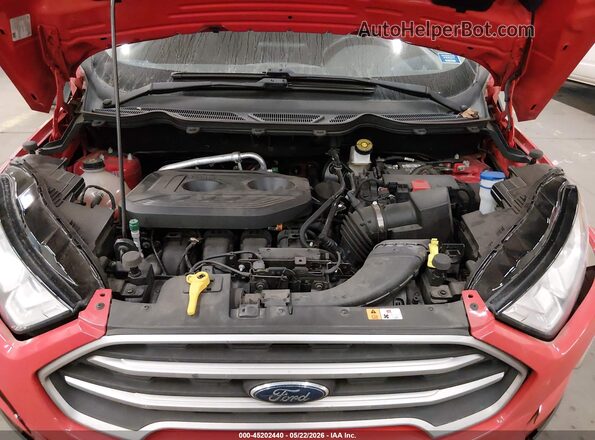 MAJ6S3GL0LC357614 2020 FORD ECOSPORT Red Widok z tyłu