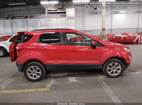 MAJ6S3GL0LC357614 2020 FORD ECOSPORT Red Widok wnętrza z tyłu