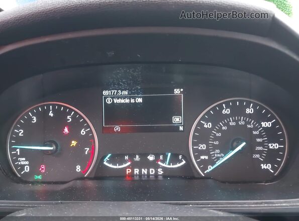 MAJ6S3GL0LC365633 2020 FORD ECOSPORT Black უკანა სავარძლების ხედი