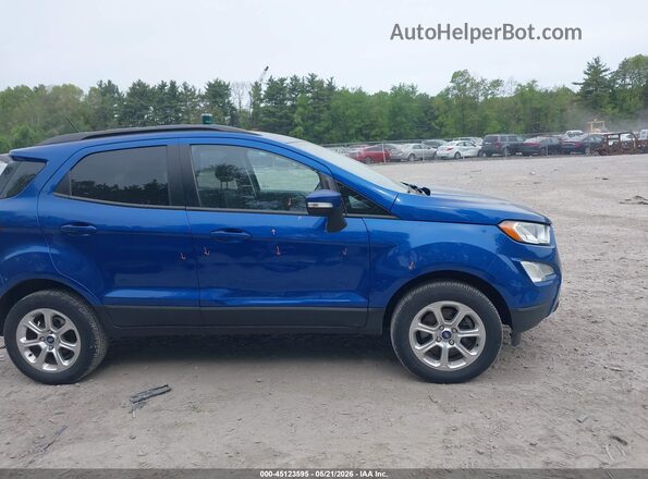 MAJ6S3GL0MC409552 2021 FORD ECOSPORT Blue Панорамний вид салону 360°