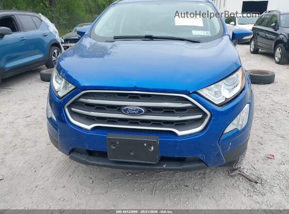 MAJ6S3GL0MC409552 2021 FORD ECOSPORT Blue Вид задньої частини салону