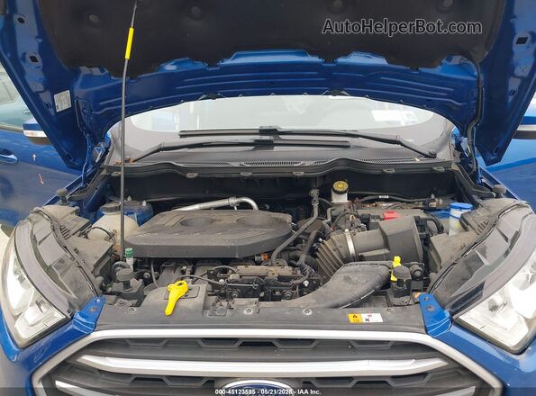 MAJ6S3GL0MC409552 2021 FORD ECOSPORT Blue Вид ззаду