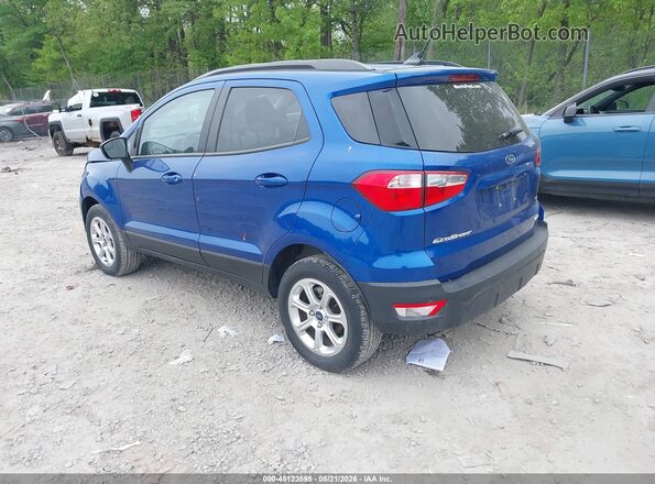 MAJ6S3GL0MC409552 2021 FORD ECOSPORT Blue Задня ліва чверть
