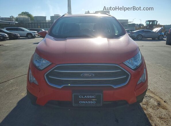 MAJ6S3GL0NC469915 2022 FORD ECOSPORT Красный Вид спереди