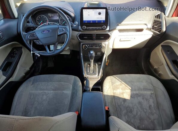 MAJ6S3GL1LC346752 2020 FORD ECOSPORT Maroon Առջևի վահանակի տեսք