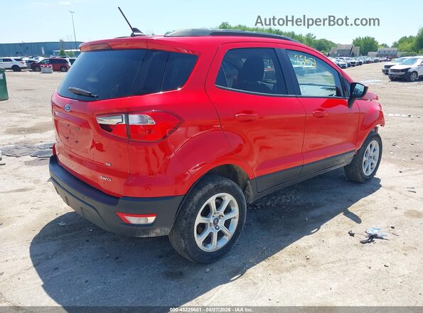 MAJ6S3GL2LC375905 2020 FORD ECOSPORT Red Rear right