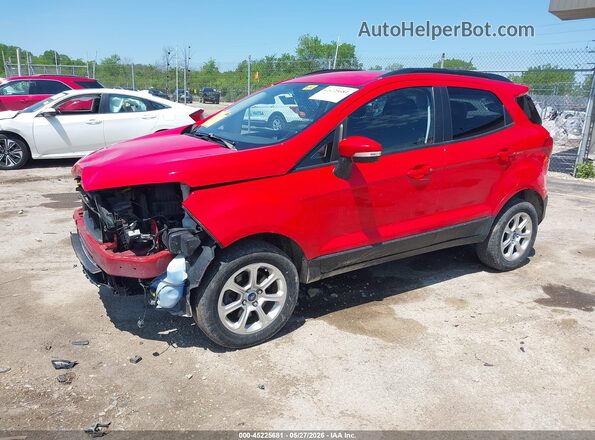 MAJ6S3GL2LC375905 2020 FORD ECOSPORT Red Front left