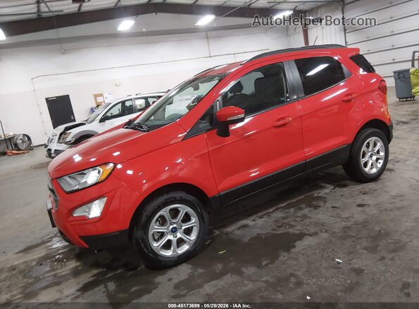 MAJ6S3GL4KC280342 2019 FORD ECOSPORT Red Передня ліва чверть