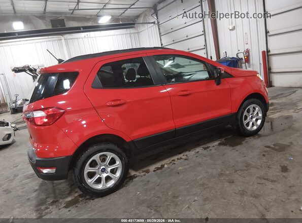 MAJ6S3GL4KC280342 2019 FORD ECOSPORT Red Задня права чверть