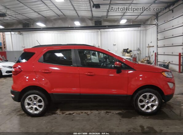 MAJ6S3GL4KC280342 2019 FORD ECOSPORT Red Вид задньої частини салону