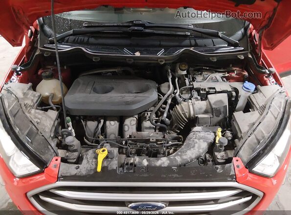 MAJ6S3GL4KC280342 2019 FORD ECOSPORT Red Вид ззаду