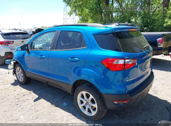 MAJ6S3GL4LC327662 2020 FORD ECOSPORT Blue Задня ліва чверть