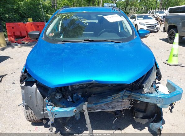 MAJ6S3GL4LC327662 2020 FORD ECOSPORT Blue Вид щитка приладів