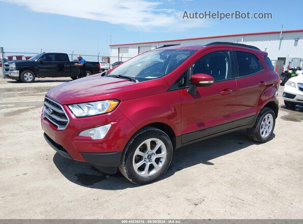 MAJ6S3GL4MC397471 2021 FORD ECOSPORT Red Vista tres cuartos delantera izquierda