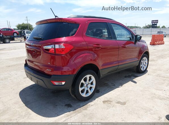 MAJ6S3GL4MC397471 2021 FORD ECOSPORT Red Trasero derecho