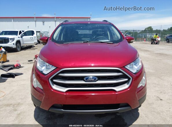MAJ6S3GL4MC397471 2021 FORD ECOSPORT Red Vista del cuadro de instrumentos