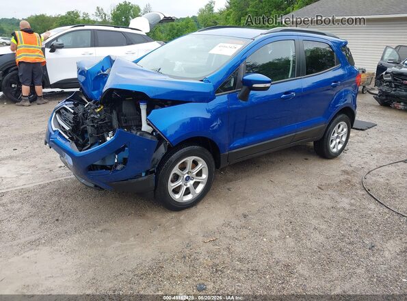 MAJ6S3GL4NC466628 2022 FORD ECOSPORT Blue 