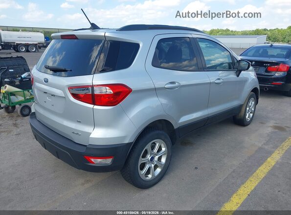 MAJ6S3GL5KC309105 2019 FORD ECOSPORT Серебряный Задняя правая четверть