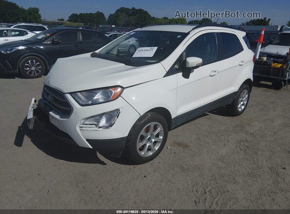 MAJ6S3GL6MC397732 2021 FORD ECOSPORT White Vista tres cuartos delantera izquierda