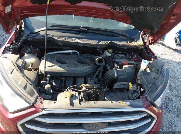 MAJ6S3GL6MC454835 2021 FORD ECOSPORT Red Вид ззаду