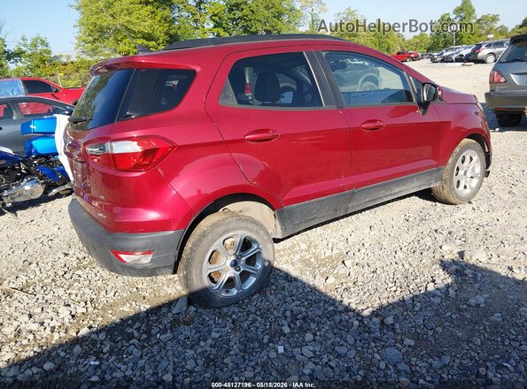 MAJ6S3GL6MC454835 2021 FORD ECOSPORT Red Задня права чверть