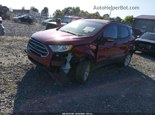 MAJ6S3GL6MC454835 2021 FORD ECOSPORT Red Передня ліва чверть