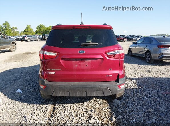 MAJ6S3GL6MC454835 2021 FORD ECOSPORT Red 
