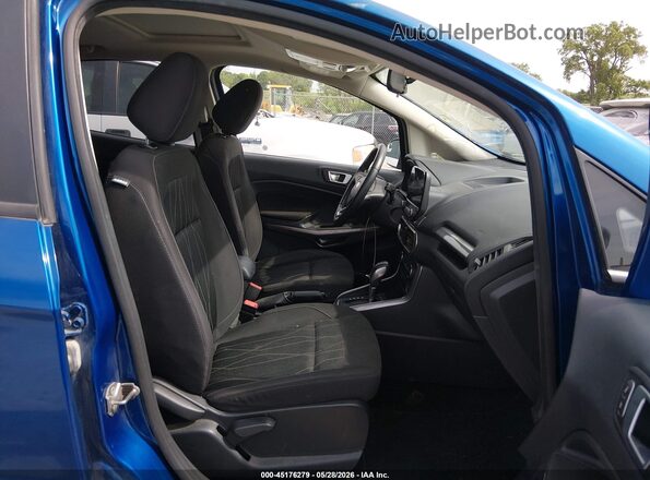 MAJ6S3GL7KC280299 2019 FORD ECOSPORT Blue Front interior view