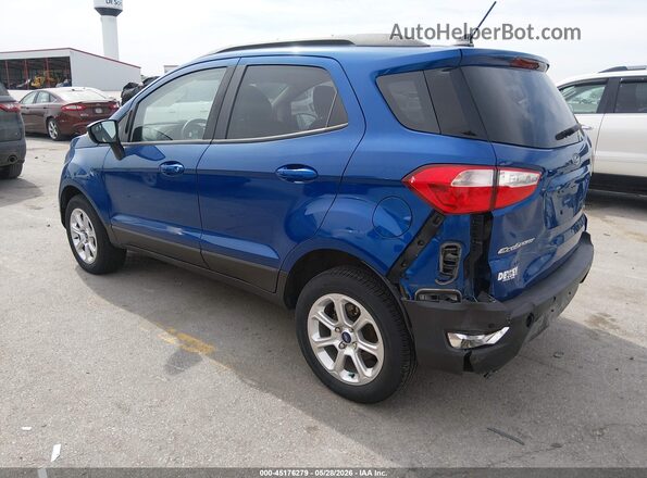 MAJ6S3GL7KC280299 2019 FORD ECOSPORT Blue Rear left