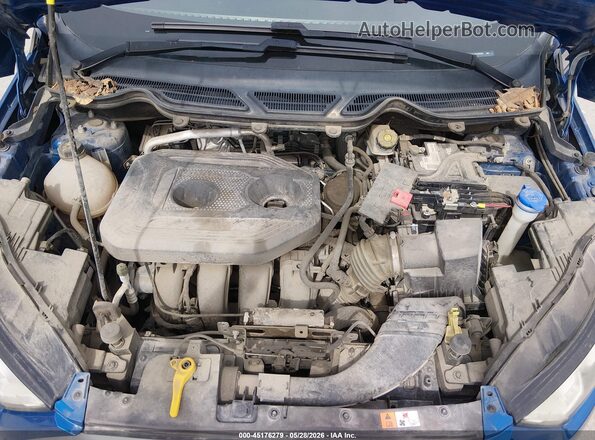MAJ6S3GL7KC280299 2019 FORD ECOSPORT Blue Rear view