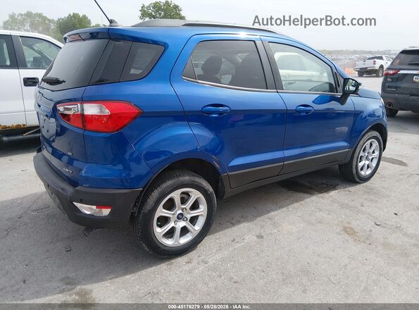 MAJ6S3GL7KC280299 2019 FORD ECOSPORT Blue Rear right