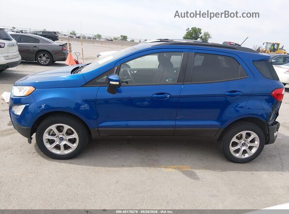 MAJ6S3GL7KC280299 2019 FORD ECOSPORT Blue 360 interior view